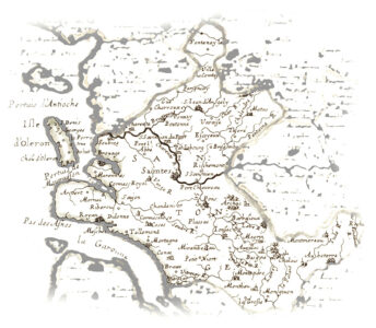 La Saintonge vers 1650